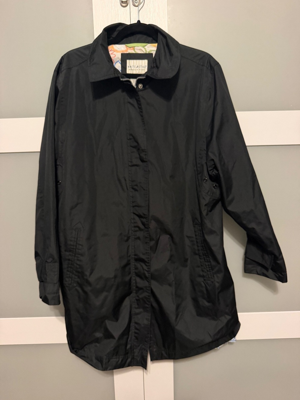 White Stag Women's Plus Black Full-Zip Rain